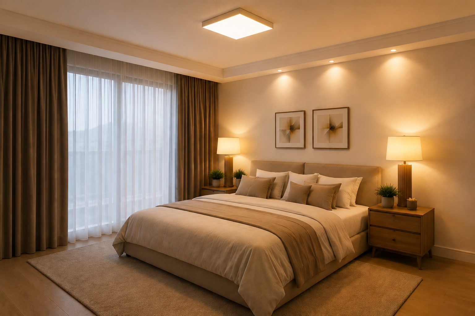 Quarto — Luz Quente